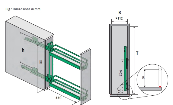 No.15. prednji element na izvlačenje - 2334600102 No.15. prednji element na izvlačenje - 2334600102